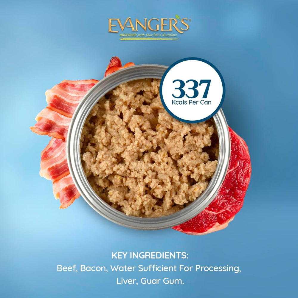 Evanger's tranche de pâtée sur assiette illustrant portion facile et service