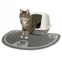 Evelots tapis avant gris montrant protection du sol