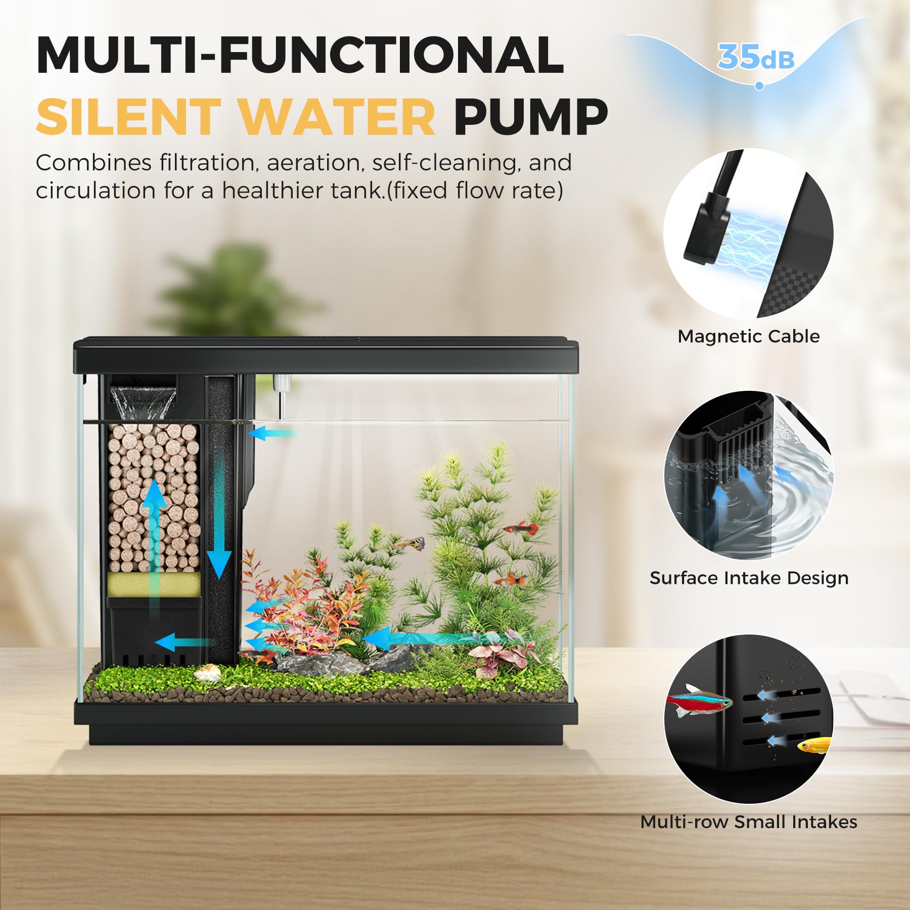 EVIEUN gros plan sur module de filtration, meilleure qualité d'eau
