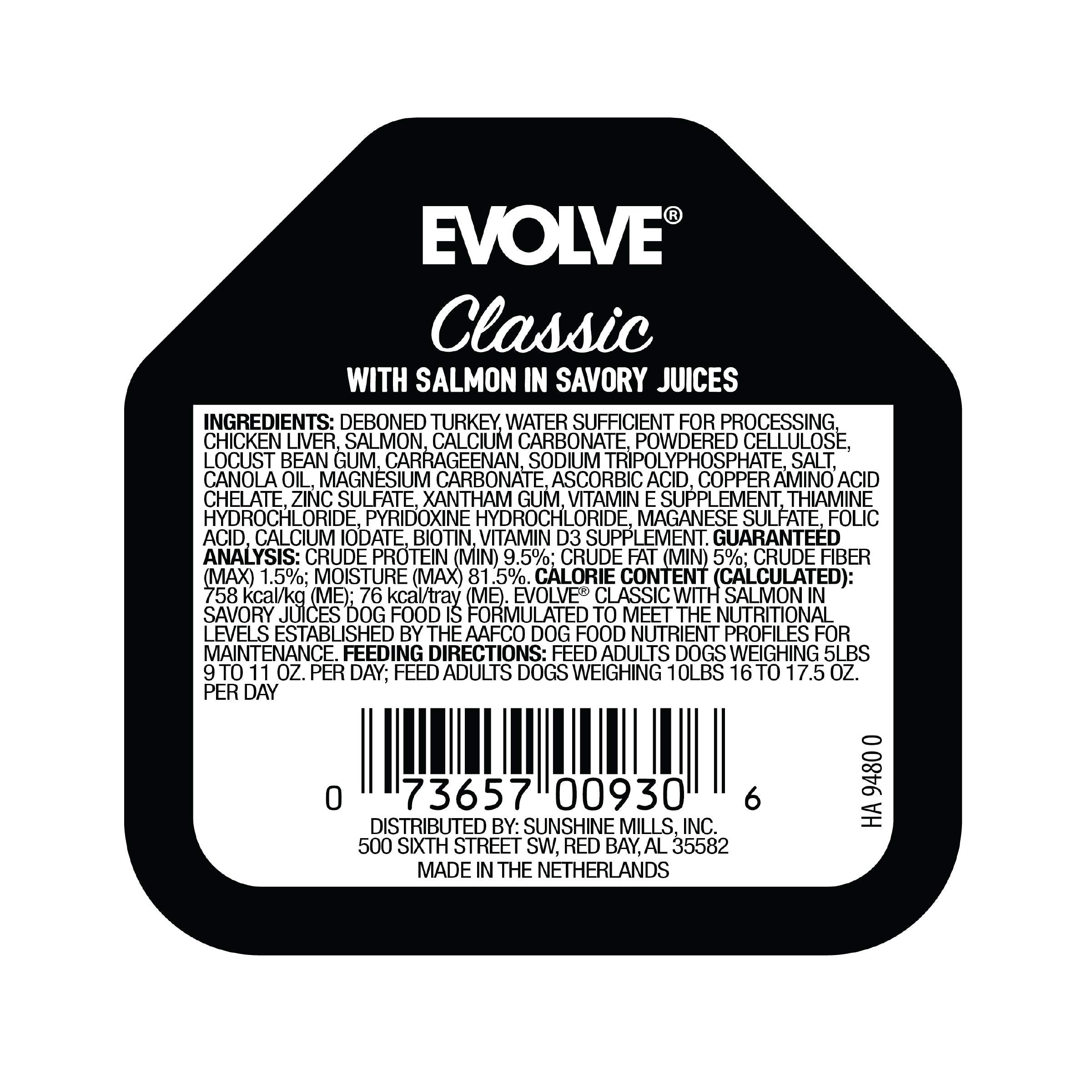 Evolve gros plan sur la texture et sauce, appétence visible pour chien