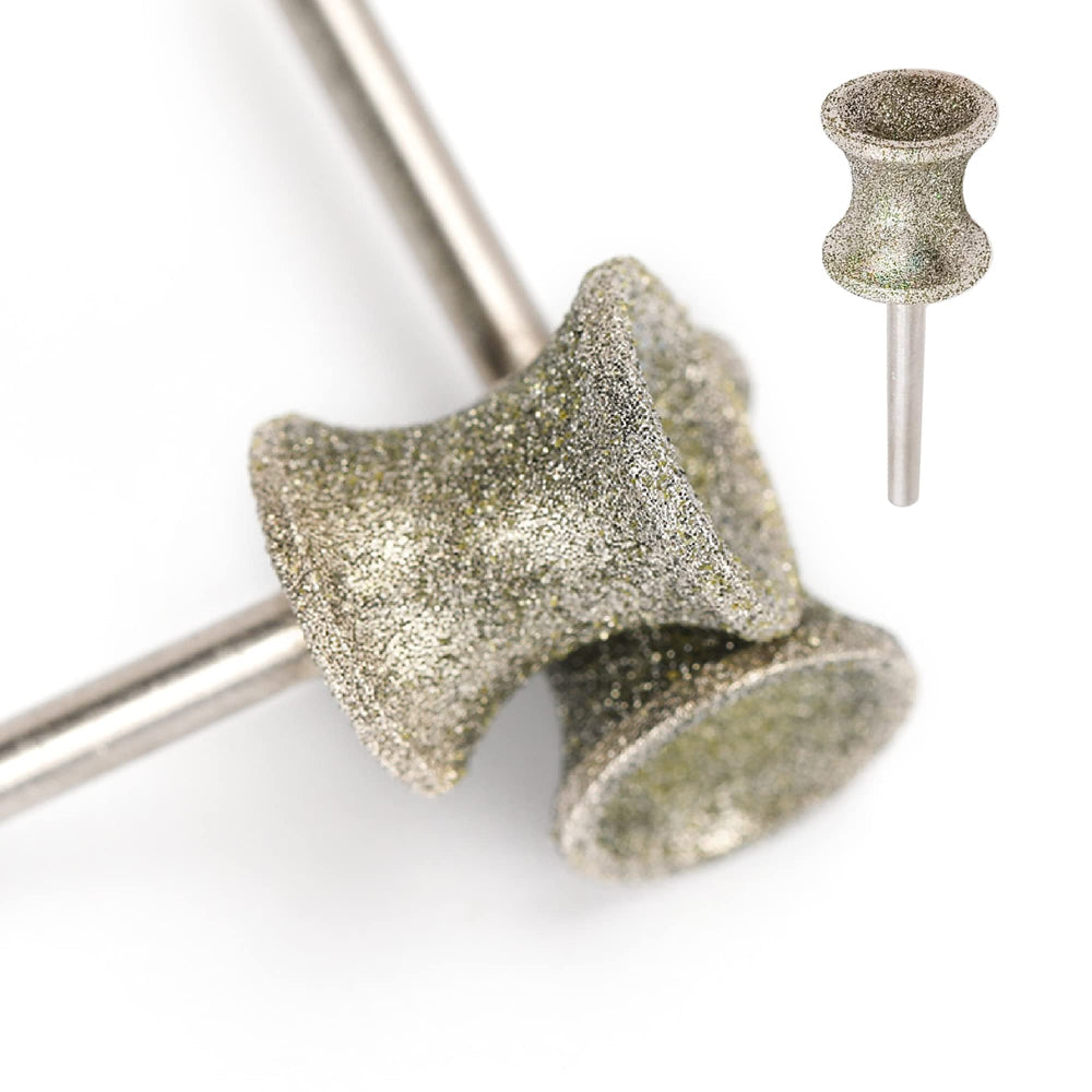 Evrblock embout diamanté face avant montrant la forme concave et précision