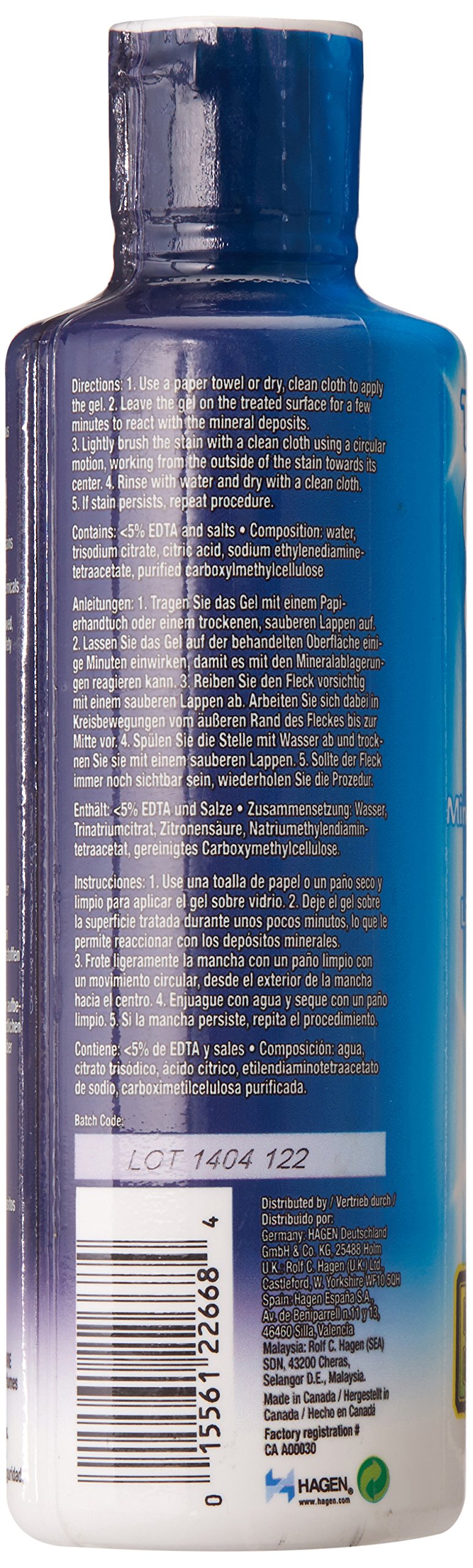 Exo Terra démonstration du produit en action sur paroi de terrarium pour nettoyage sans effort