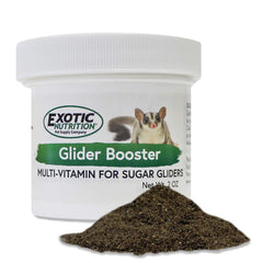 Exotic Nutrition emballage avant montrant Glider Booster et informations produit