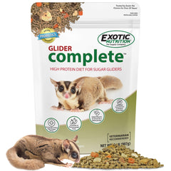 Exotic Nutrition emballage avant du Glider Complete montrant produit pratique