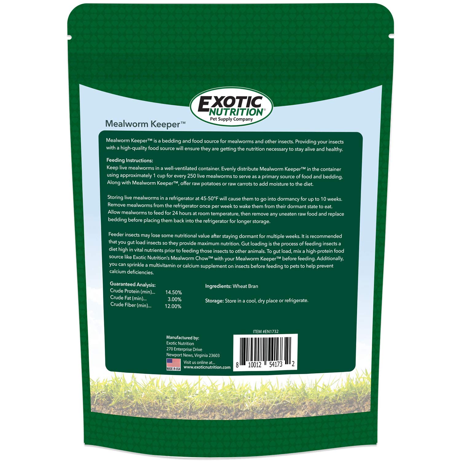 Exotic Nutrition gros plan sur la texture du mélange apportant confort et nutrition
