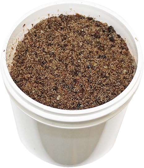 Exotic Nutrition poudre en gros plan montrant la texture et mélange nutritif pratique