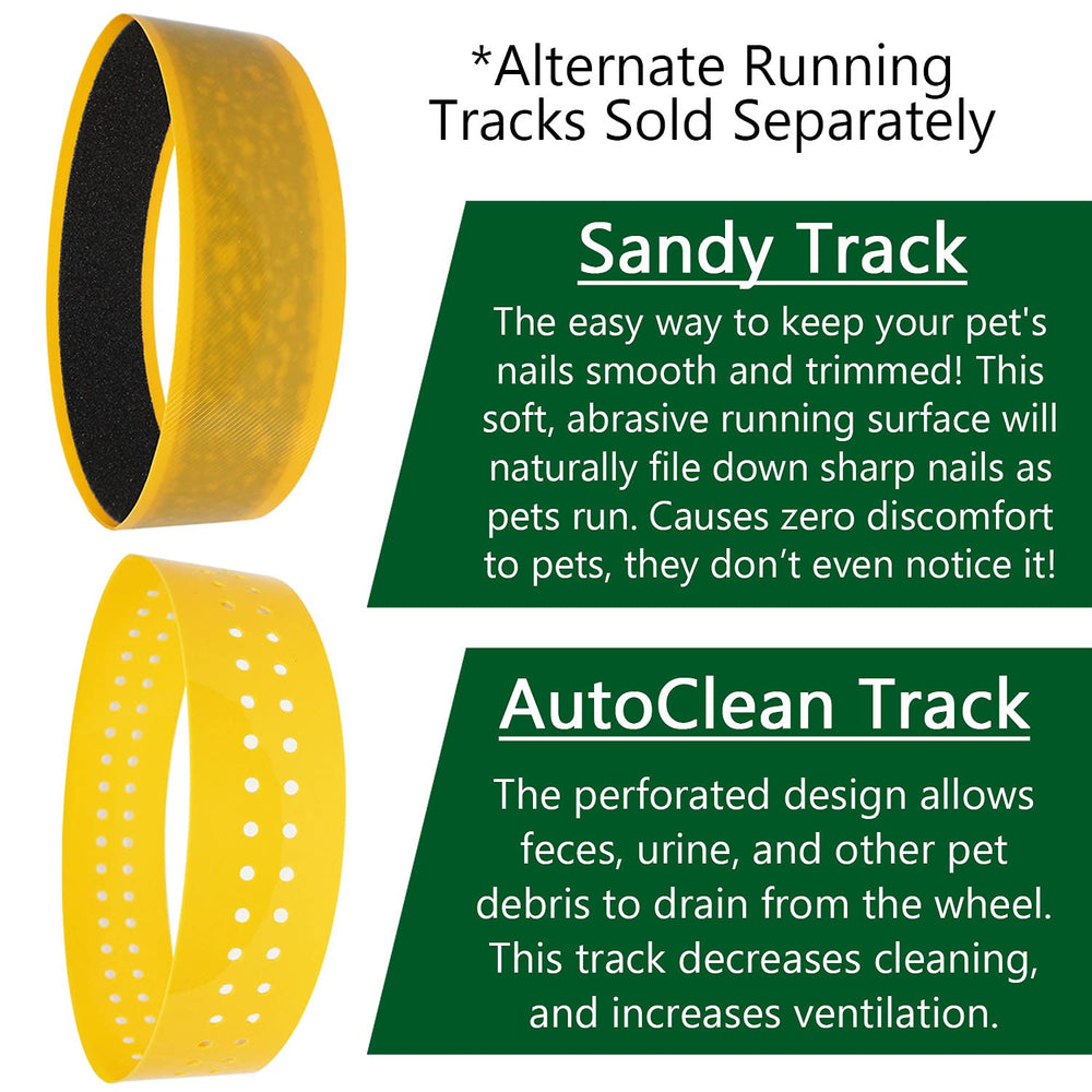 Exotic Nutrition roue Silent Runner comparaison taille pour choisir adaptation animal
