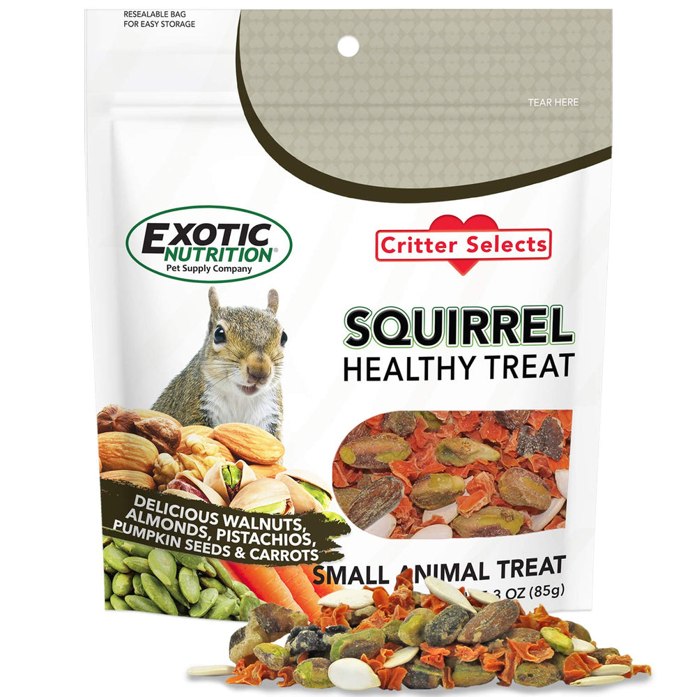 Exotic Nutrition Squirrel Treat friandise naturelle pour renforcement positif