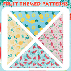 EXPAWLORER bandana ananas en gros plan affichant motif net et durabilité d'impression