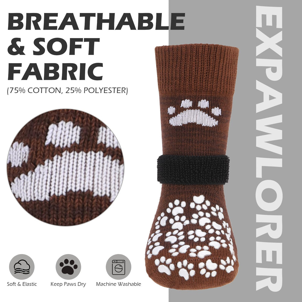 EXPAWLORER chaussette en action lors d'une promenade protectrice