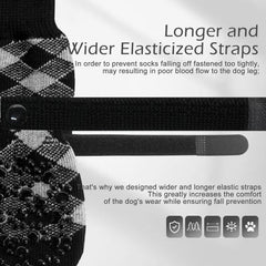 EXPAWLORER chien portant chaussette en promenade réduisant léchage