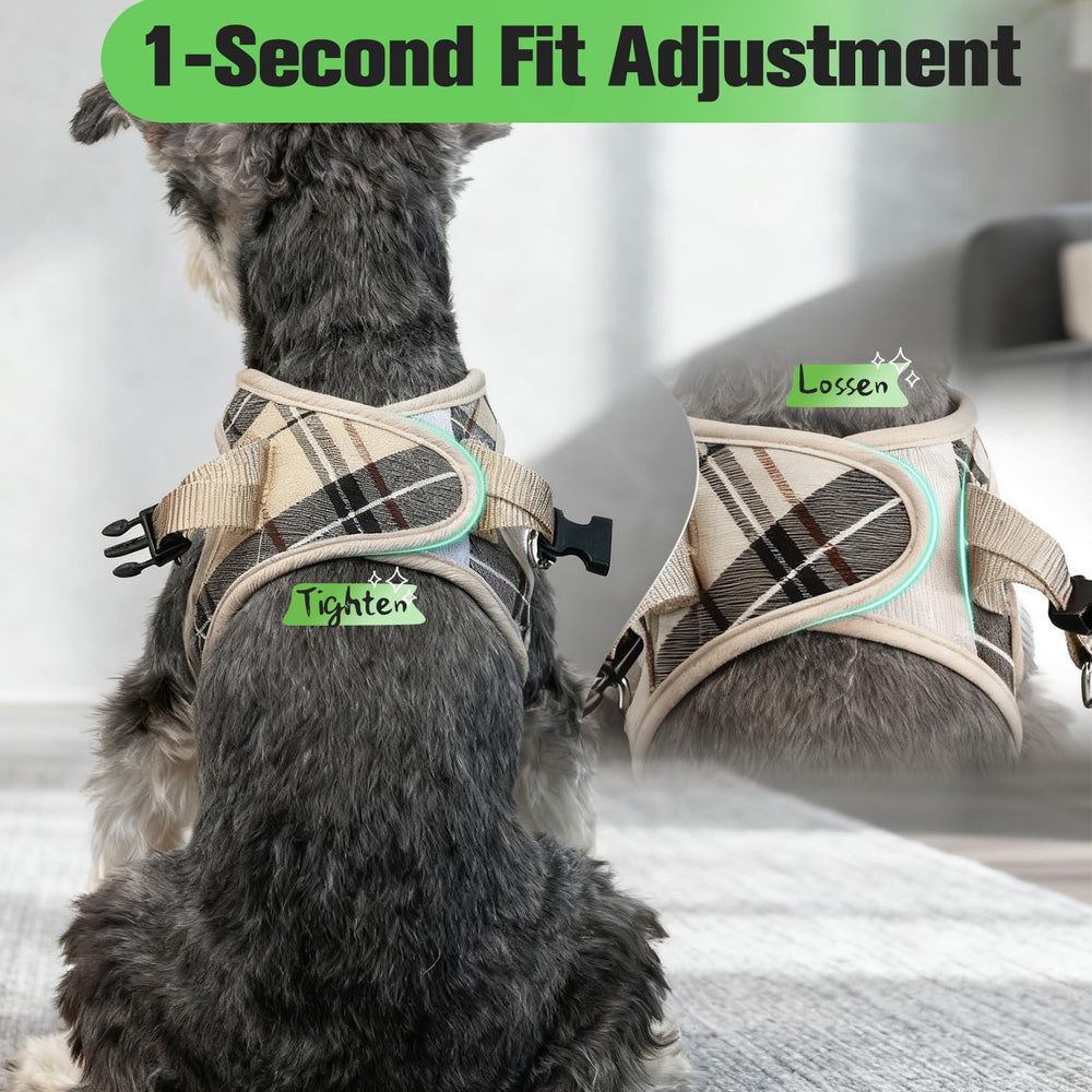 EXPAWLORER collier réglable en plaid, ajustement sûr et style