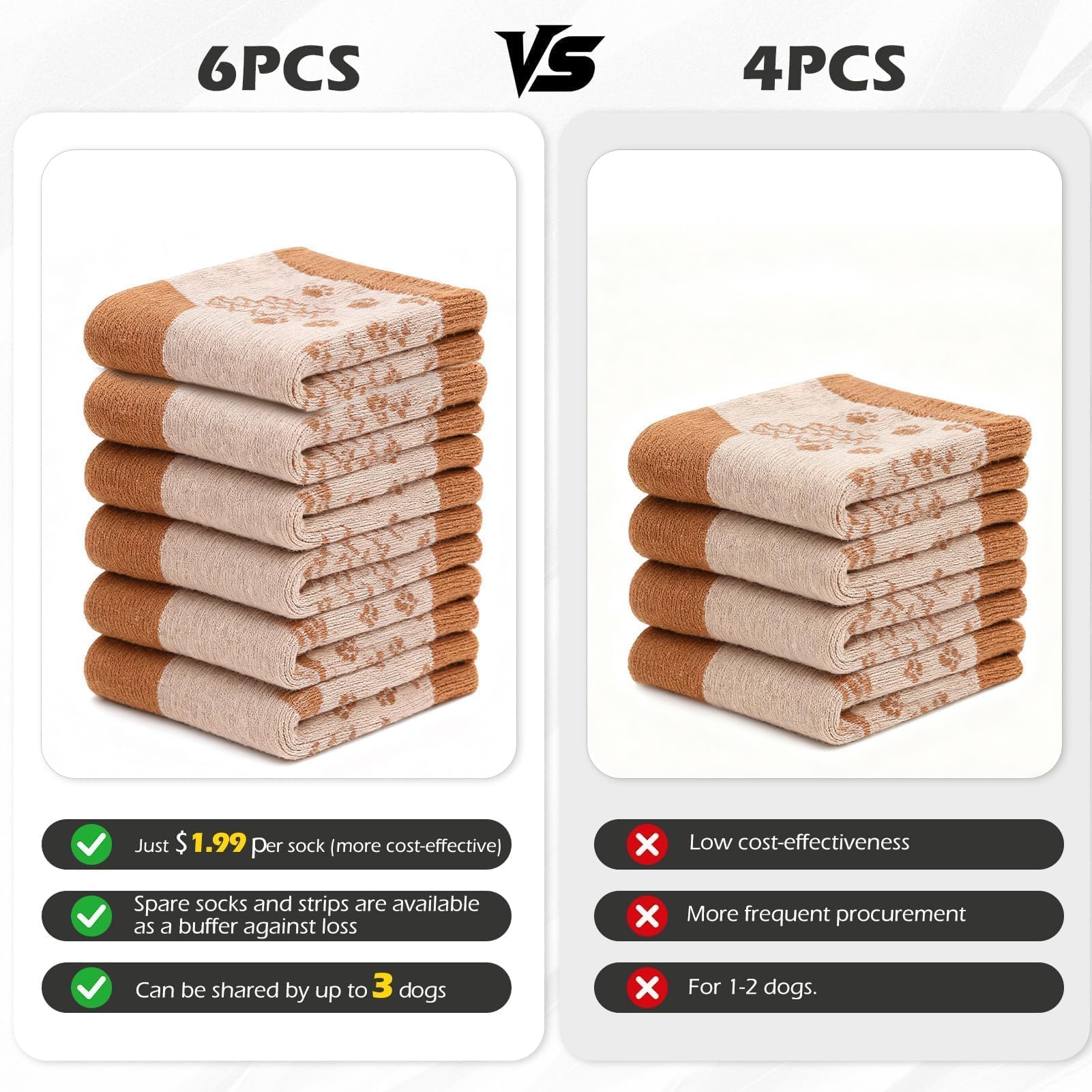 EXPAWLORER comparaison de taille montrant ajustement et guide