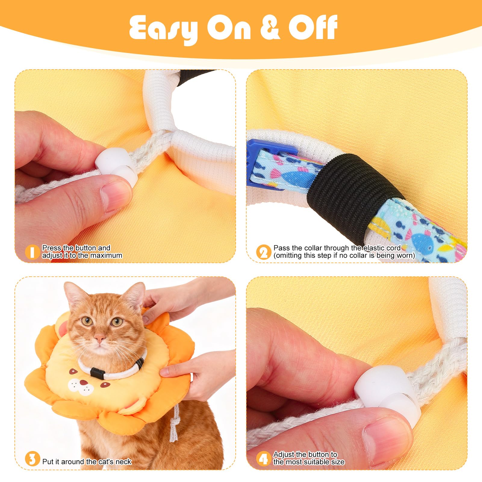 EXPAWLORER photo avec règle montrant la taille adaptée au cou du chat