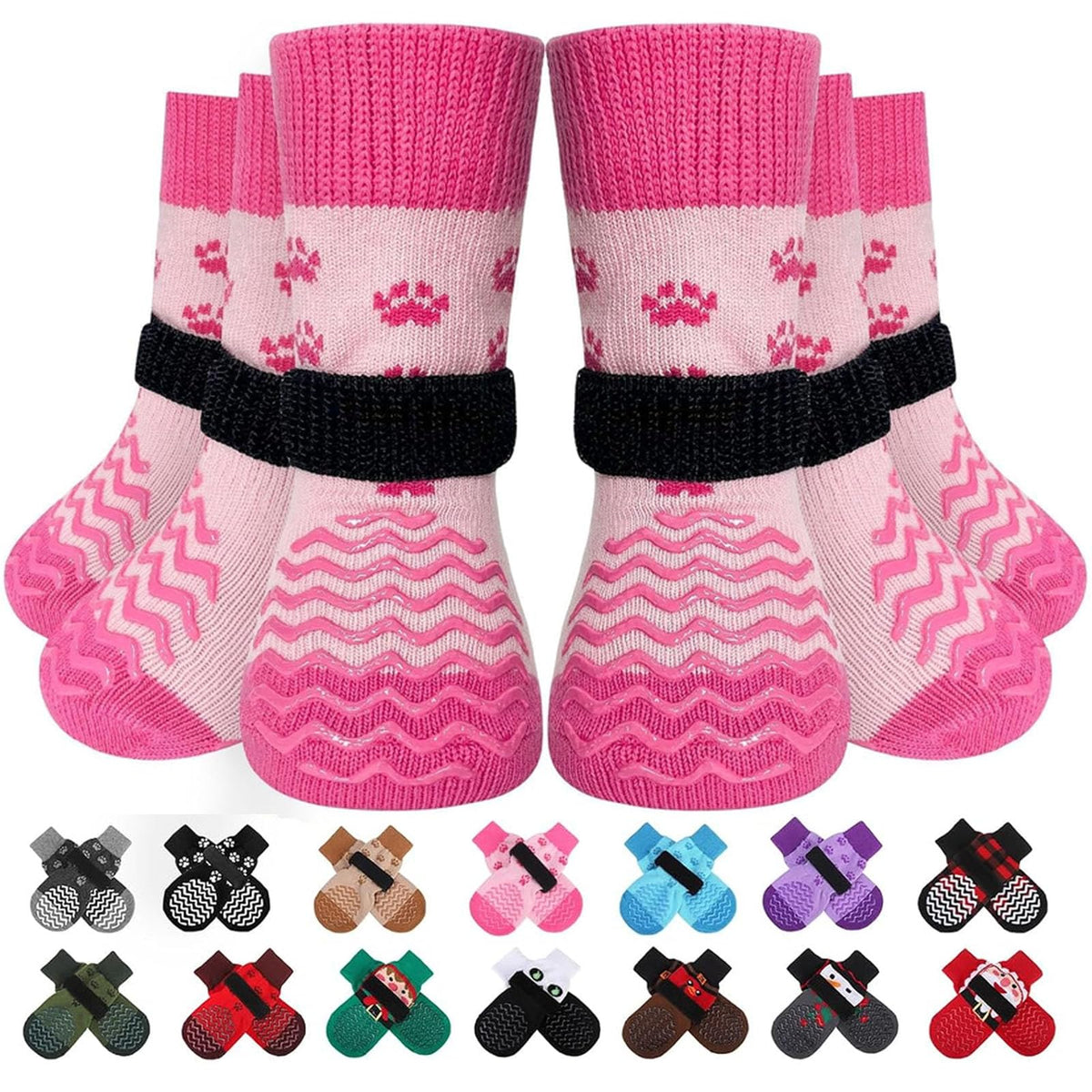 EXPAWLORER packaging du pack de six chaussettes pour protection des pattes
