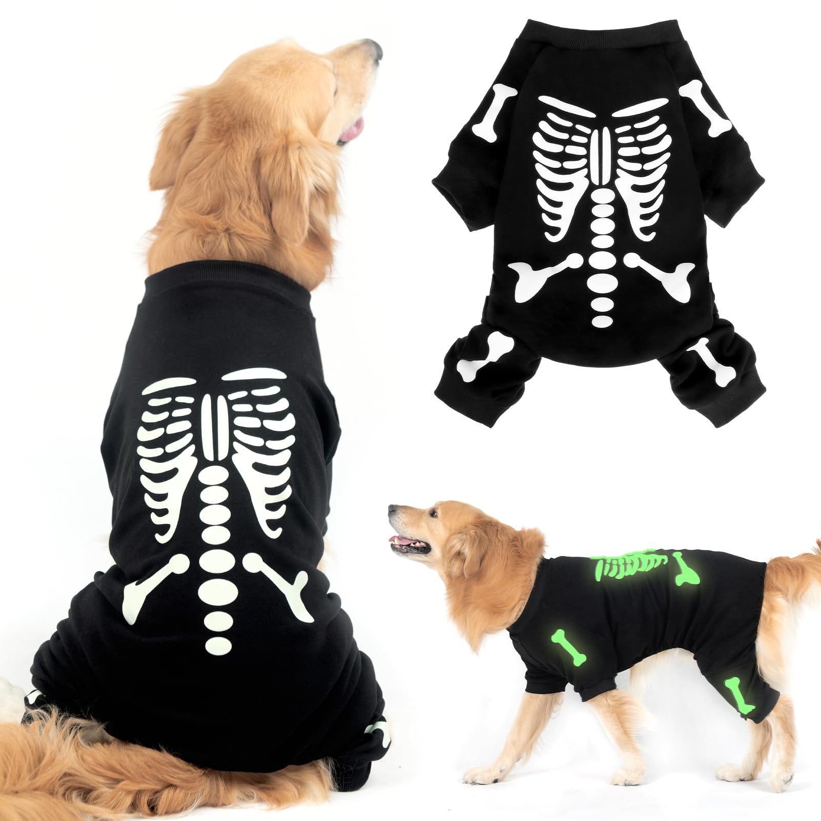 EXPAWLORER pyjama grand chien face montrant coupe confortable et protection