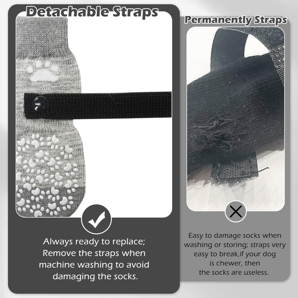 EXPAWLORER chaussettes portées sur chien pour stabilité et protection intérieure
