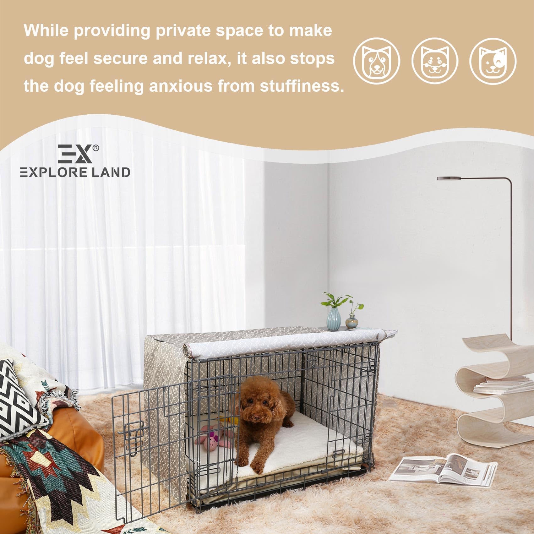 Explore Land gros plan velcro montrant maintien sécurisé et ventilation