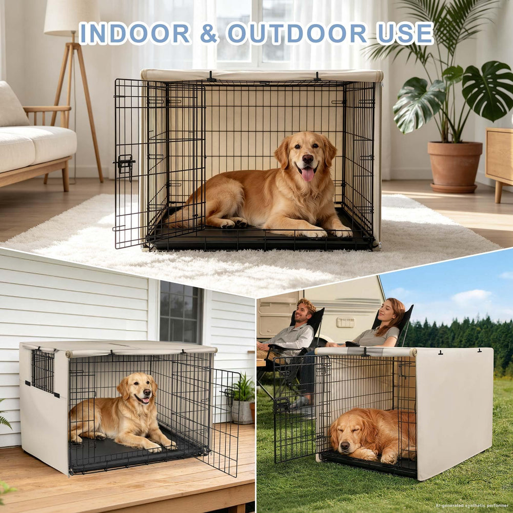 Explore Land housse installée dans intérieur pour confort animal