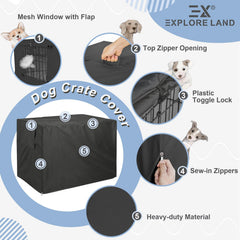 Explore Land fermeture zippée supérieure avec poignée pour portabilité