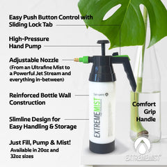 ExtremeMist poignée et gâchette ergonomiques, usage confortable et continu