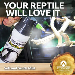 ExtremeMist utilisé sur un terrarium, création d'un microclimat bénéfique pour reptiles