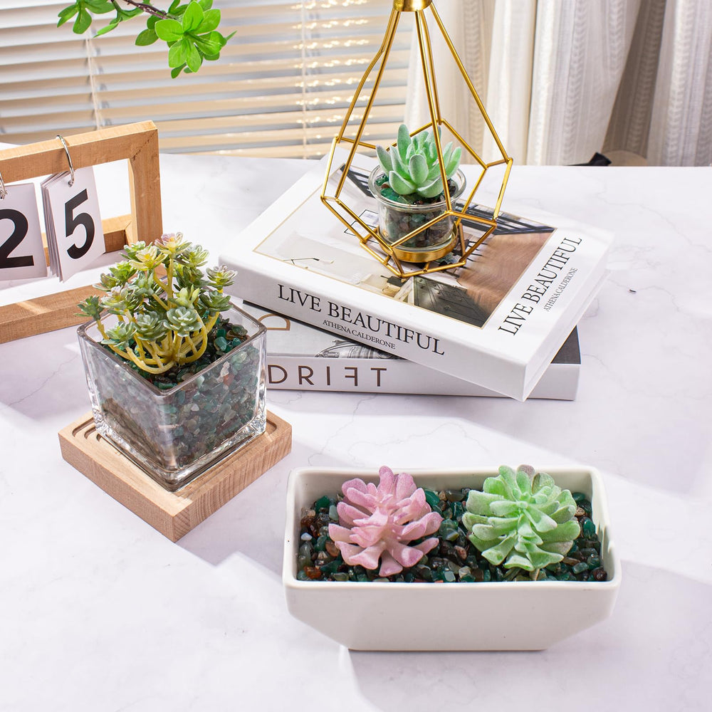 EZEELAI agate utilisée dans un vase, apporte finition élégante aux fleurs