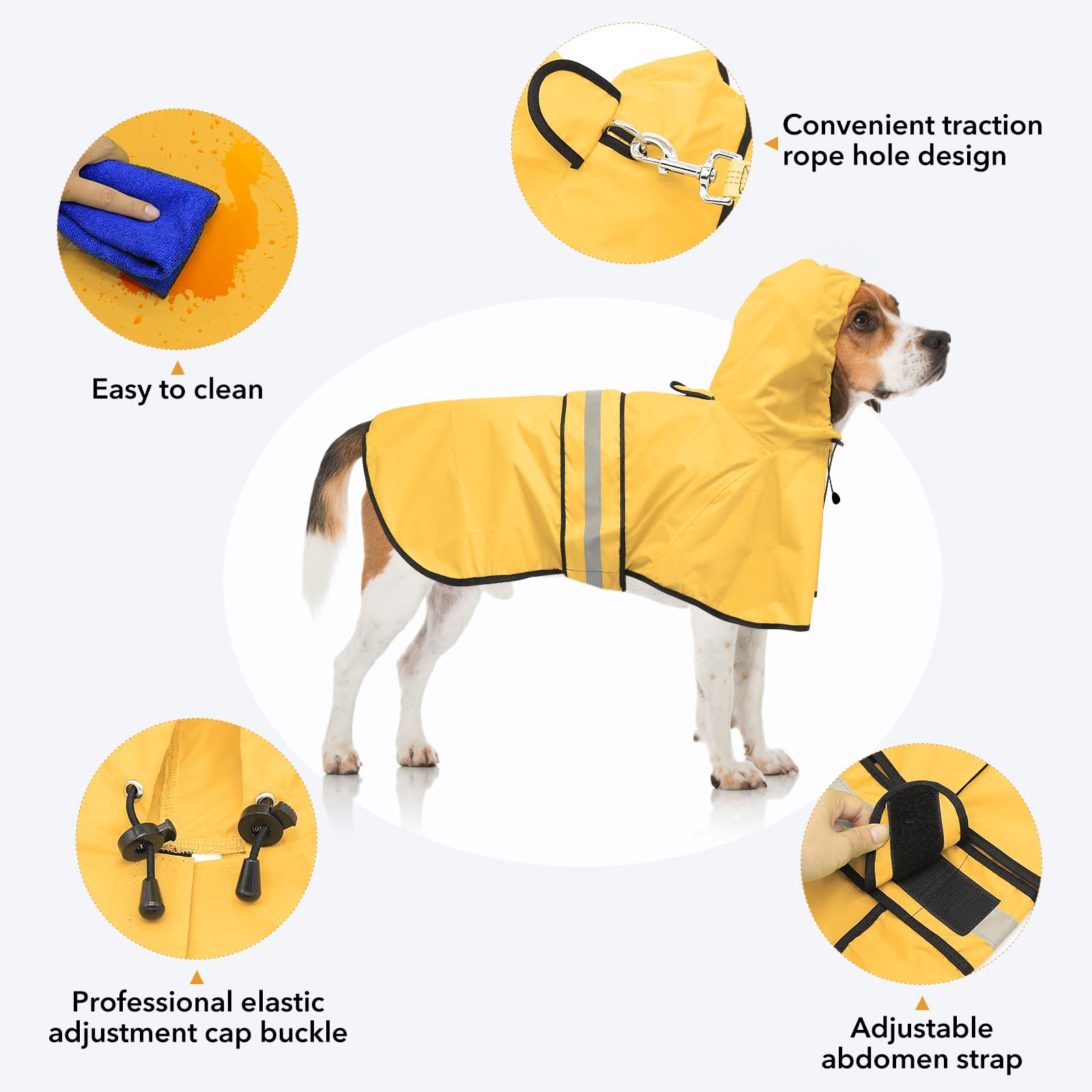 ezierfy capuche ajustable serrée, protection tête et confort