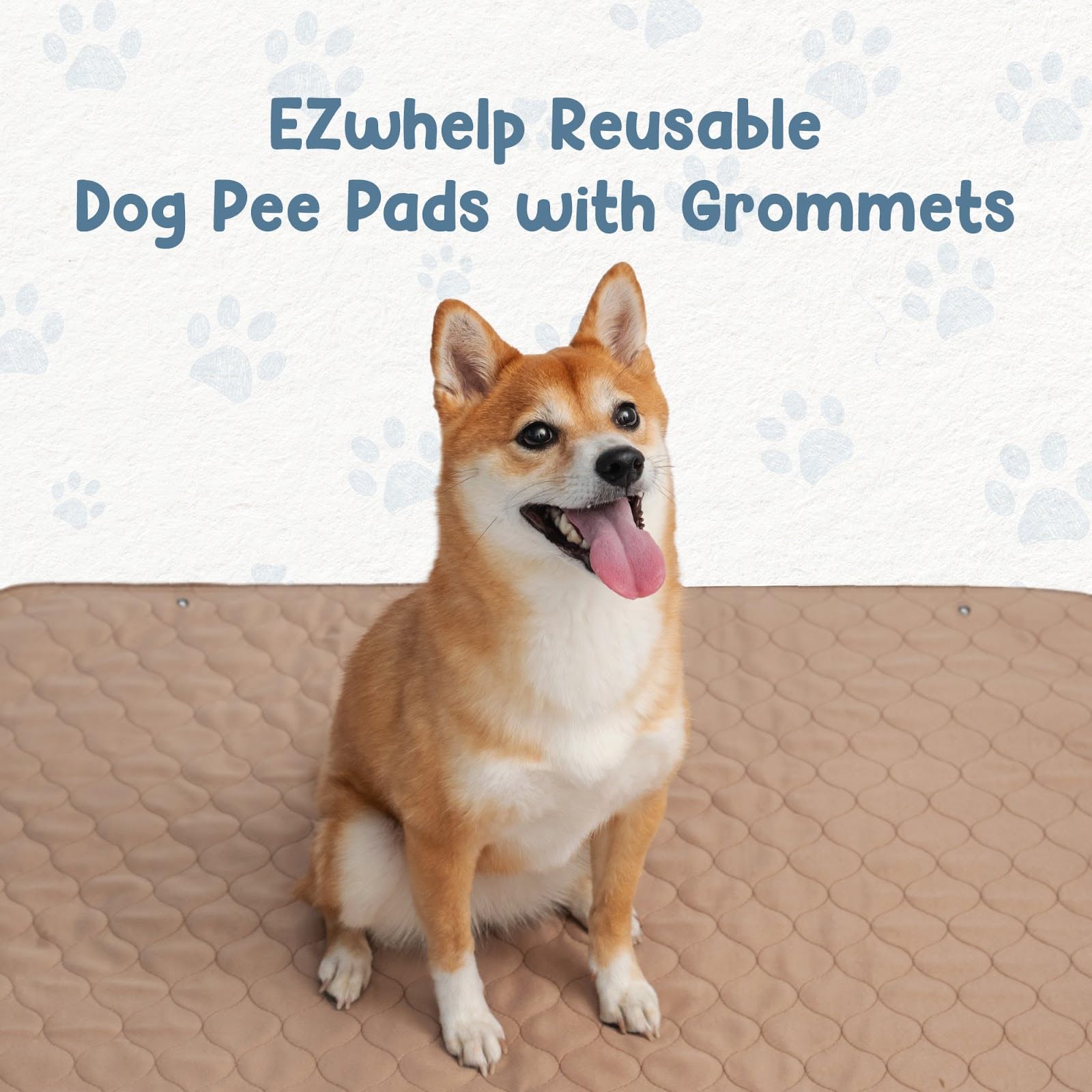 EZwhelp gros plan sur la texture du dessus offrant confort et absorption pour animaux