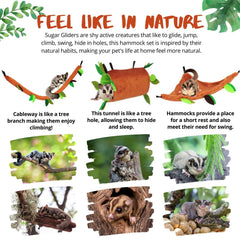 Fabmode balancelle en action avec animal montrant stimulation ludique