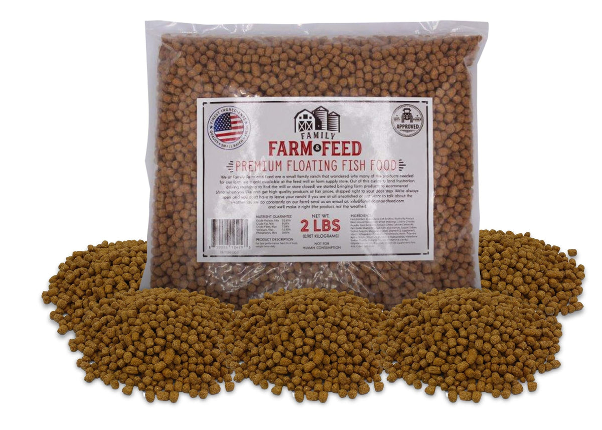 Family Farm and Feed emballage devant montrant le sac et l'usage pratique