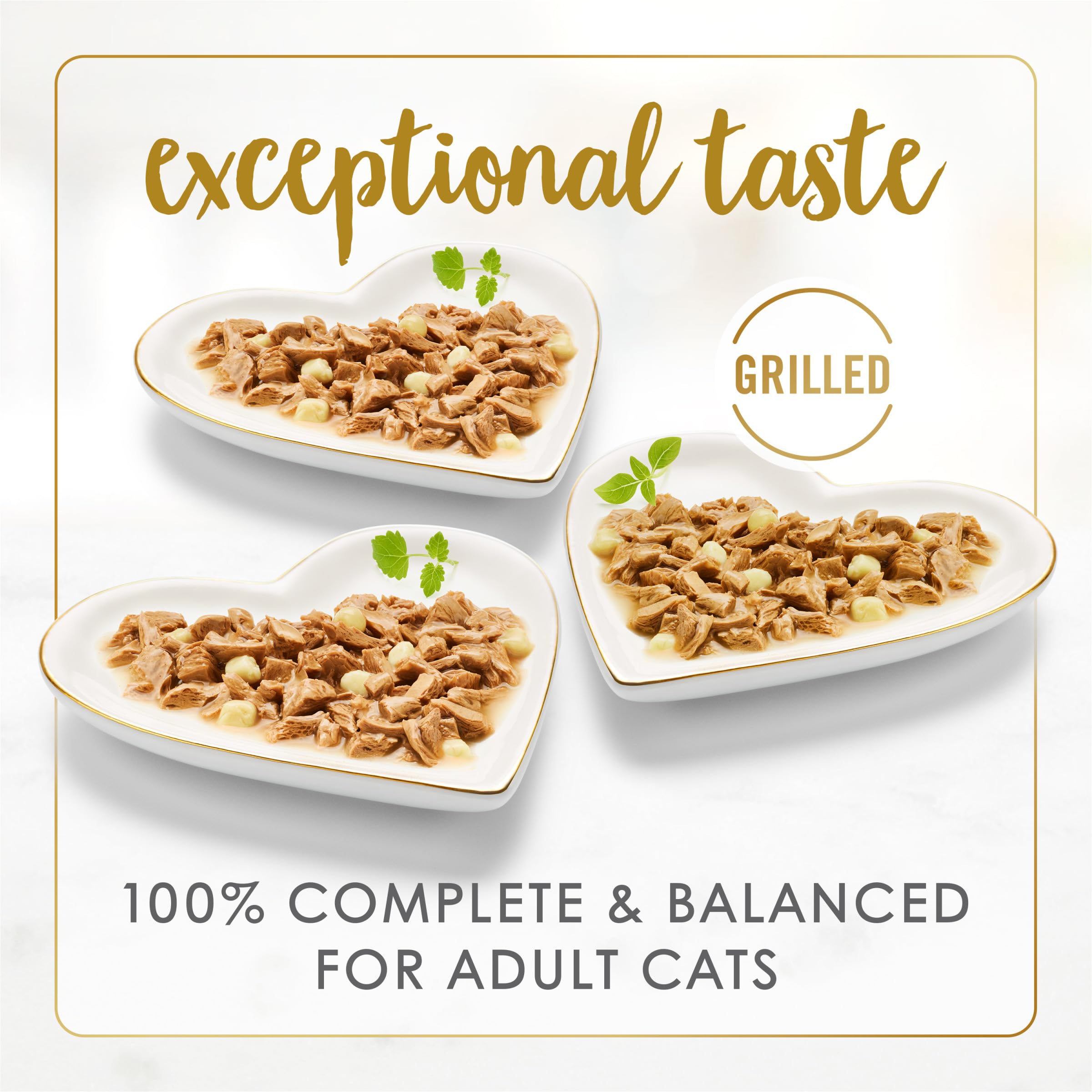 Fancy Feast servi dans une assiette pour chat, attractivité du repas