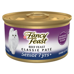 Fancy Feast boîte face présentant l’étiquette et l’appétence