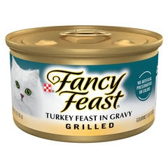 Fancy Feast face avant de la boîte, présentation claire et attrayante
