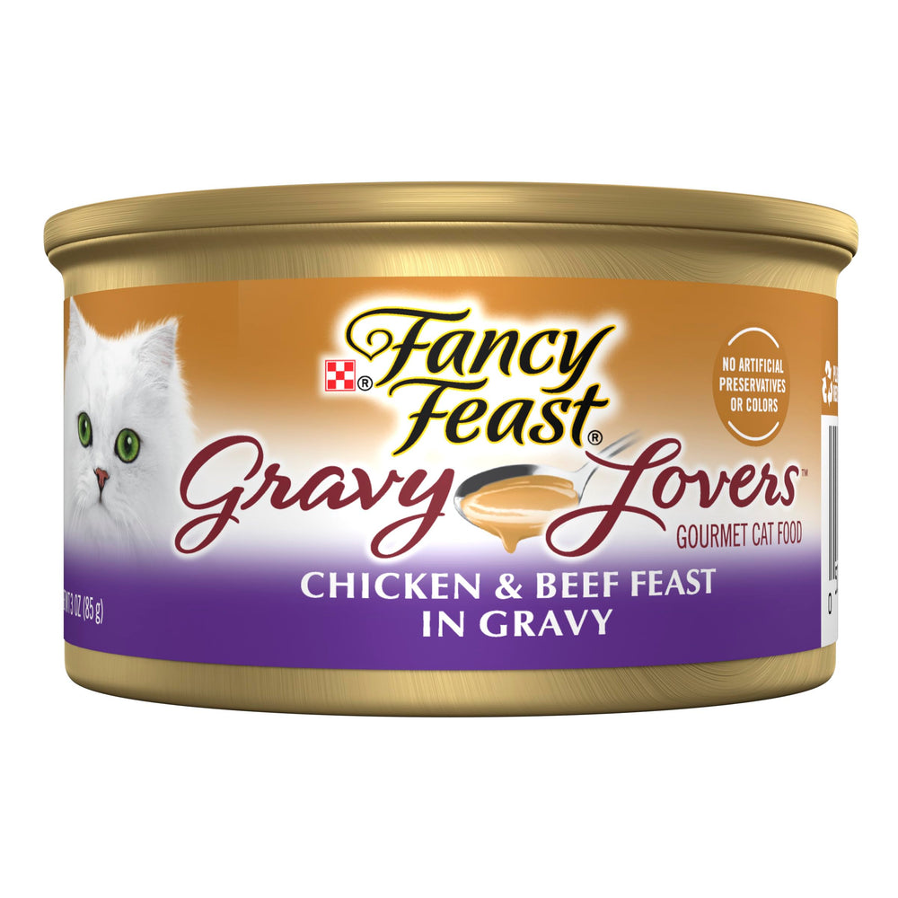 Fancy Feast face de la boîte pack de 24 pour stockage pratique