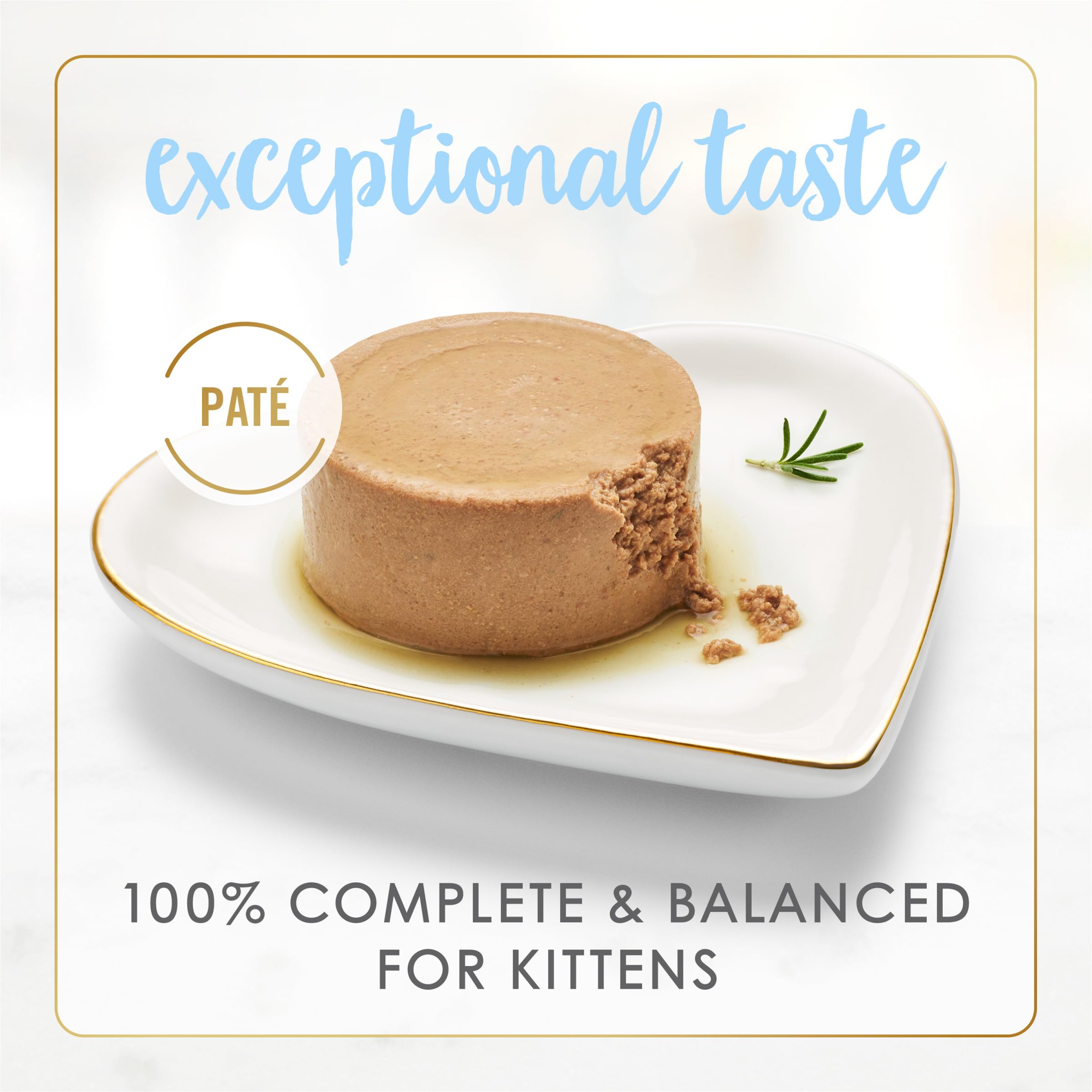 Fancy Feast portion servie dans un bol illustrant un repas prêt à manger