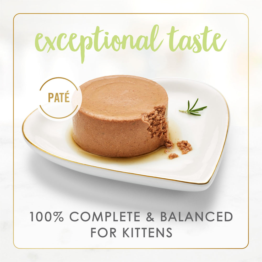 Fancy Feast chaton mange la pâtée stimulant appétit et transition