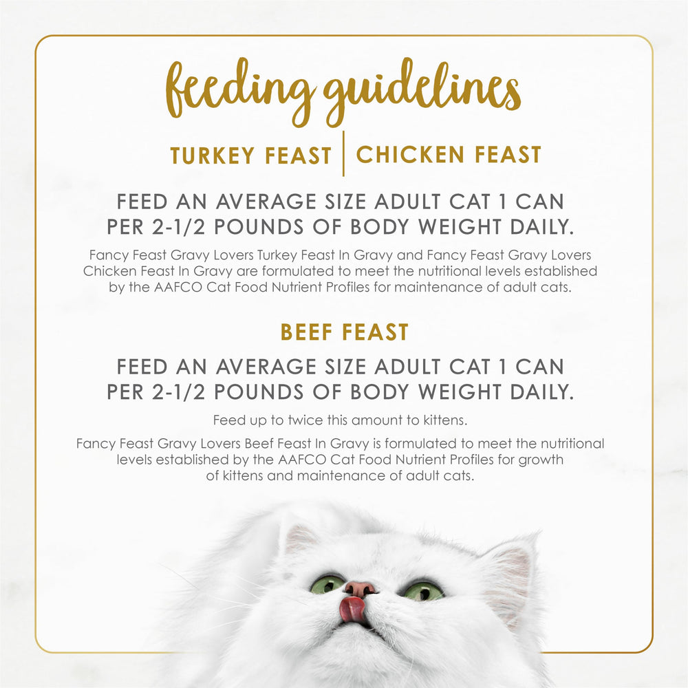 Fancy Feast étiquette nutrition détaillant ingrédients clés et équilibre pour adultes