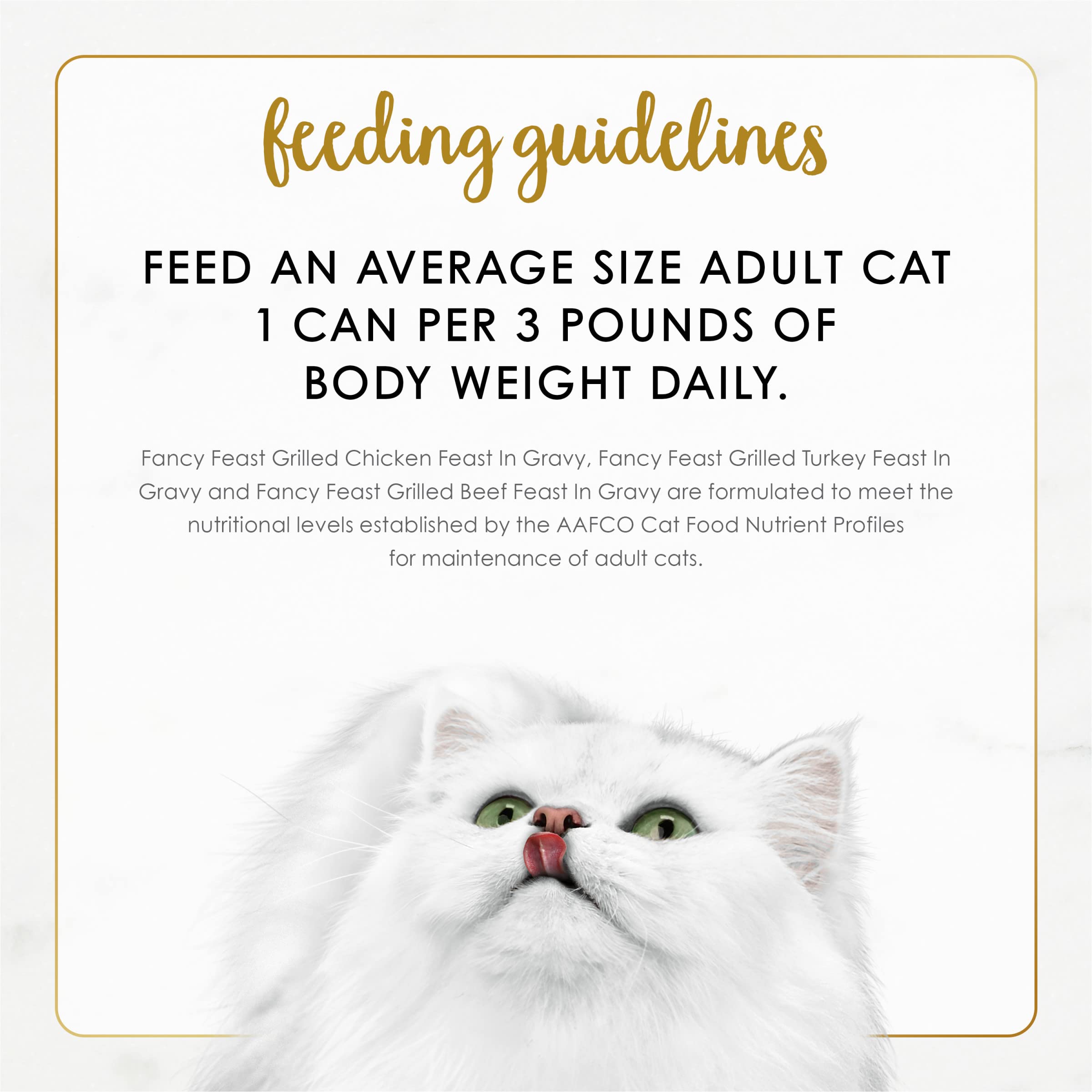 Fancy Feast zoom sur volaille et bœuf grillés montrant qualité