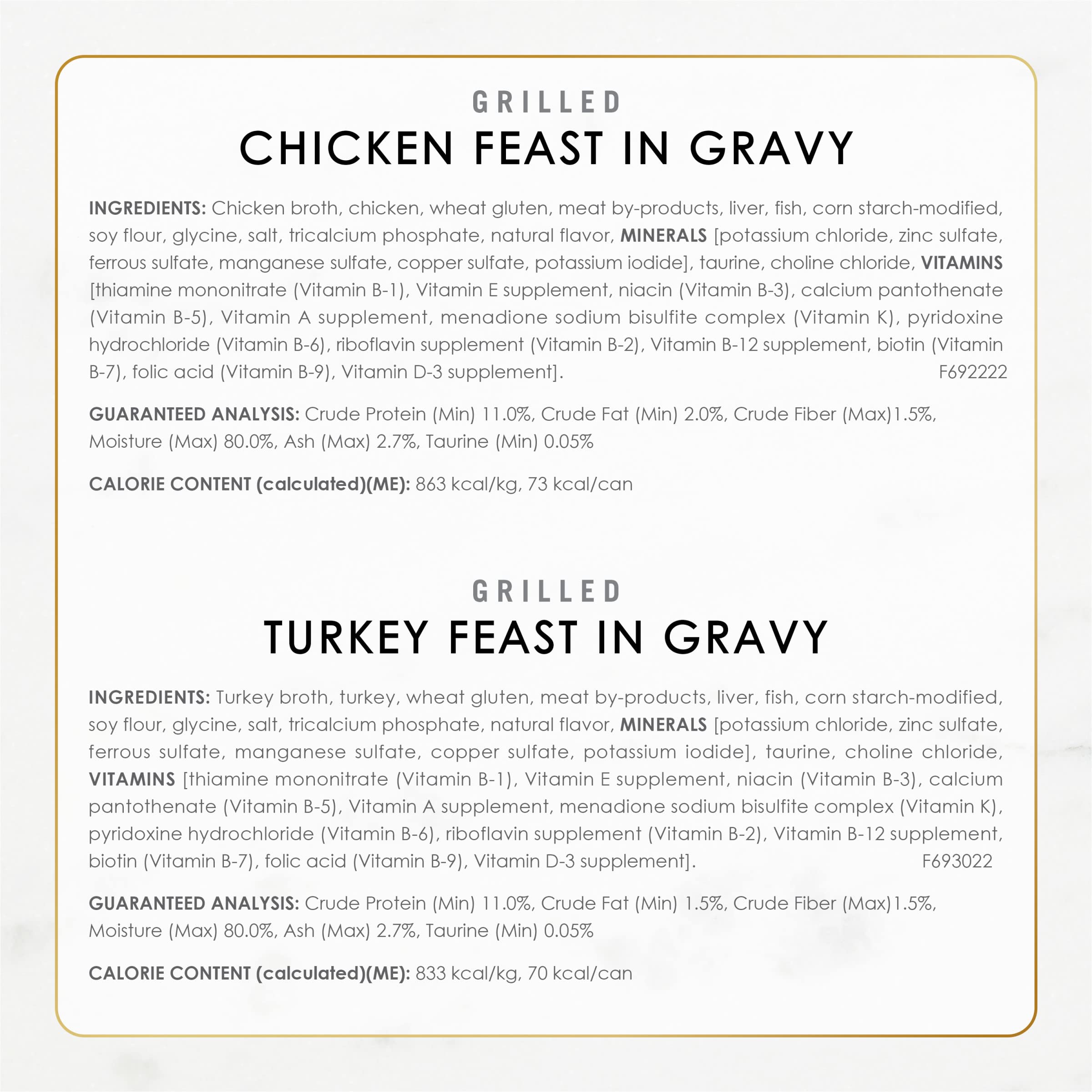 Fancy Feast étiquette ingrédients claire pour confiance nutritionnelle