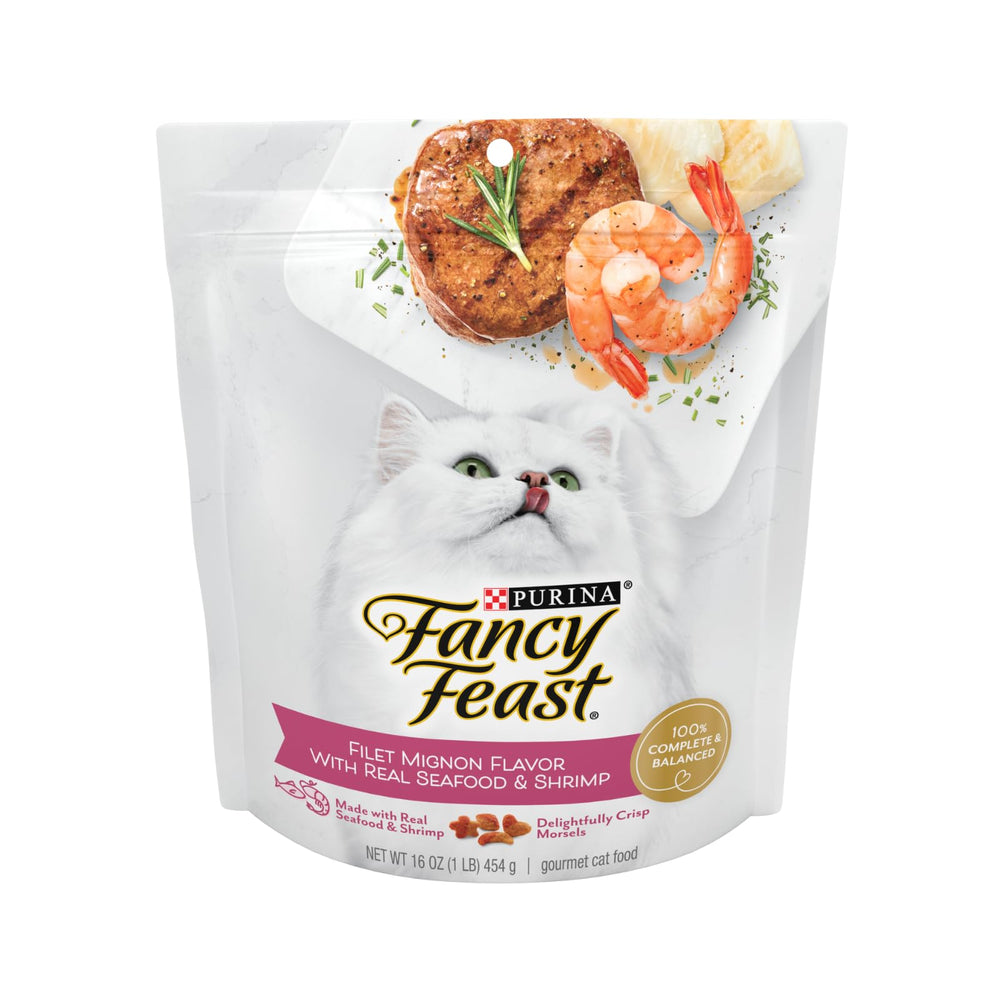 Fancy Feast gros plan croquette révélant texture croustillante et appétence