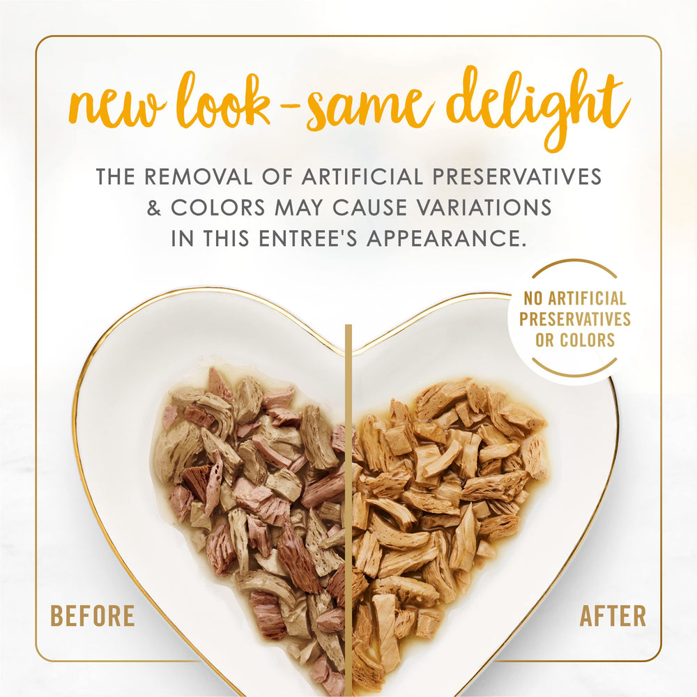 Purina Fancy Feast gros plan sur la texture pour montrer la tendreté et appétence
