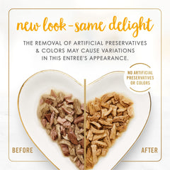 Purina Fancy Feast gros plan sur la texture pour montrer la tendreté et appétence
