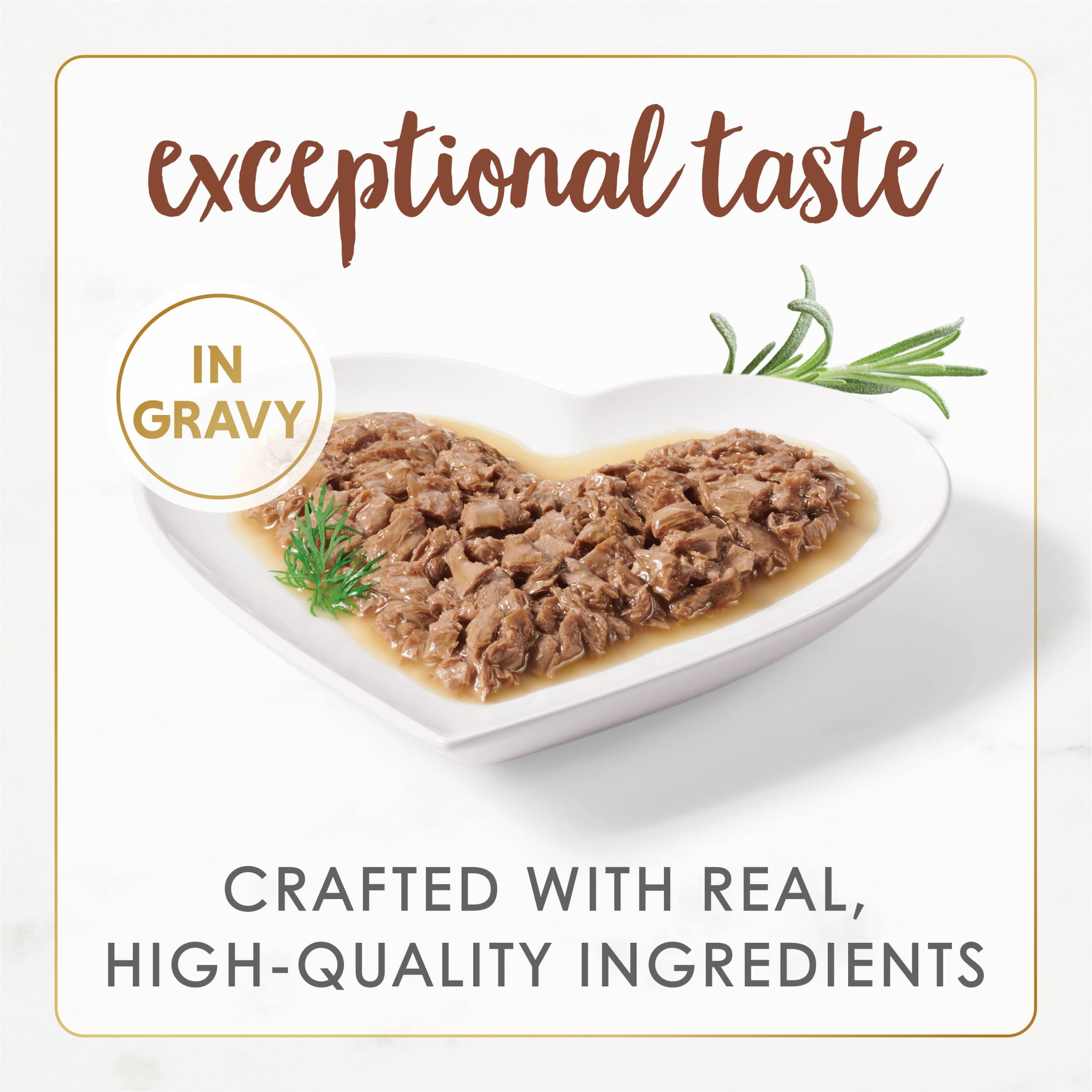 Fancy Feast gros plan texture gravy bénéfice appétence accrue