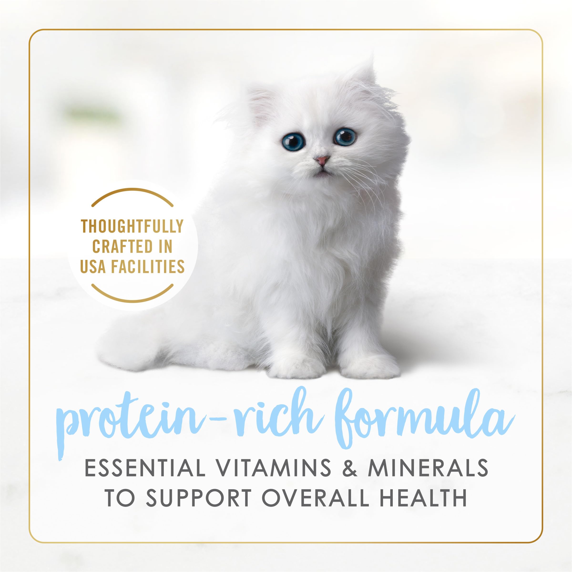 Fancy Feast étiquette et liste d’ingrédients garantissant qualité Purina