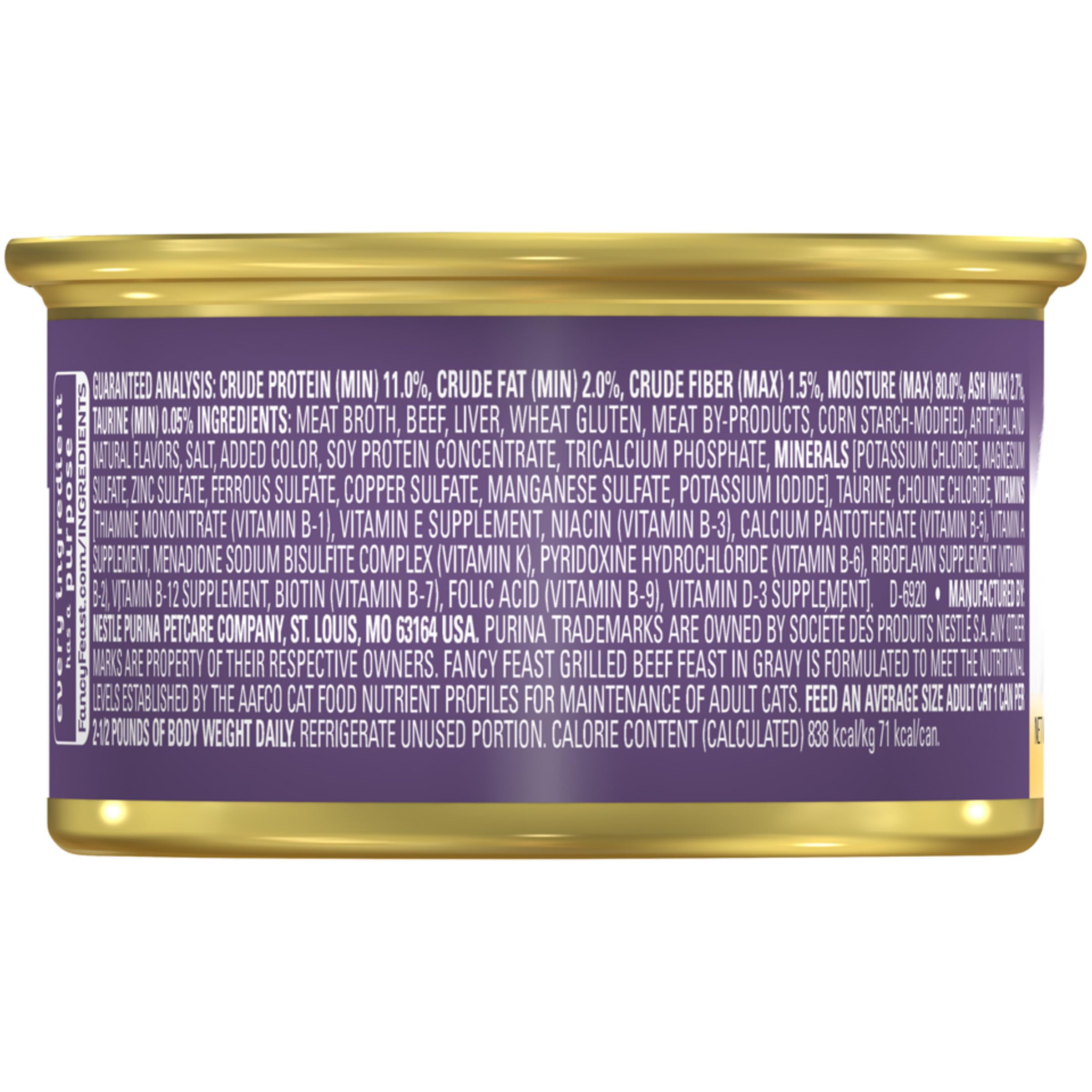Fancy Feast lot de 24 boîtes idéal pour approvisionnement pratique