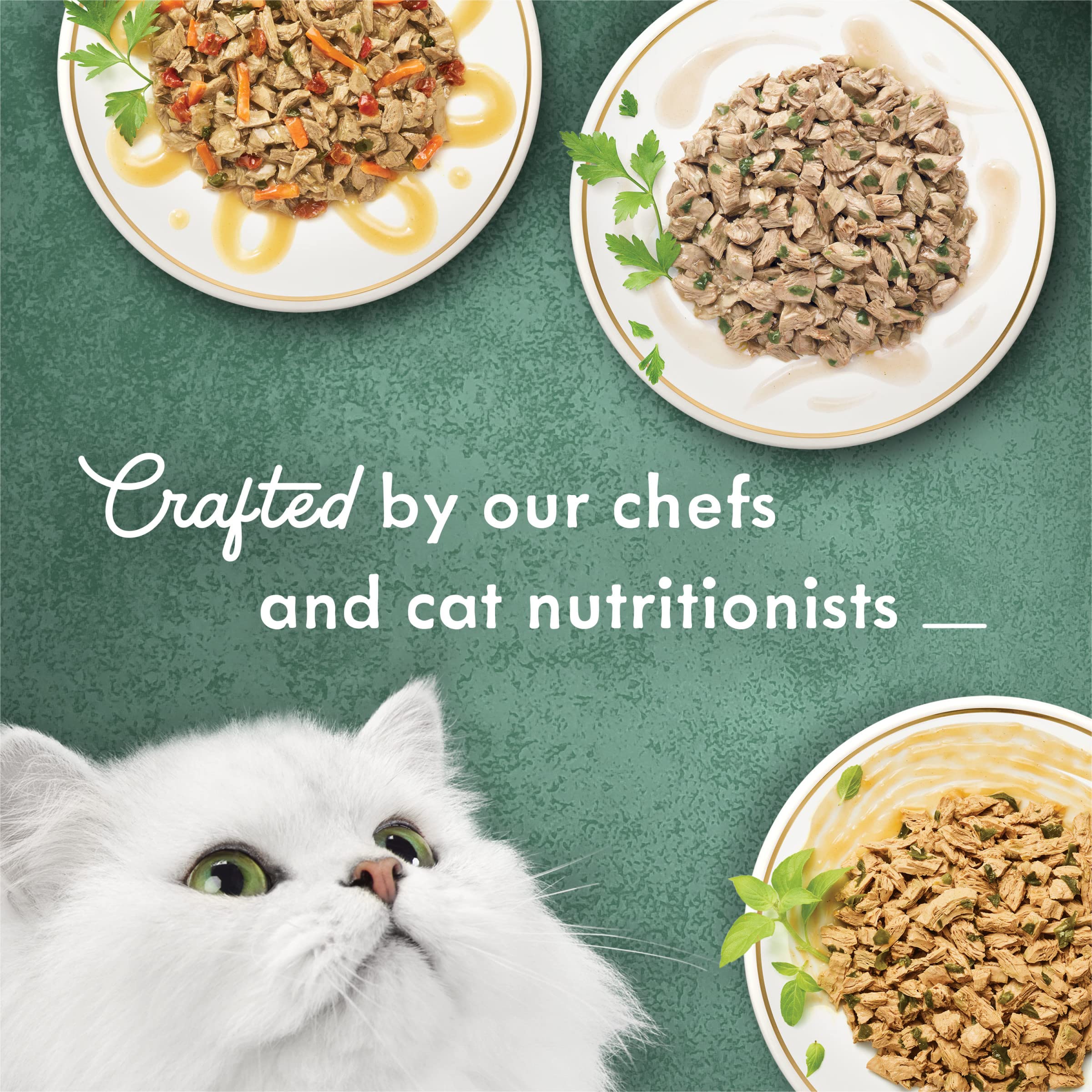 Fancy Feast comparaison de taille de la boîte de 85 g pour portion individuelle