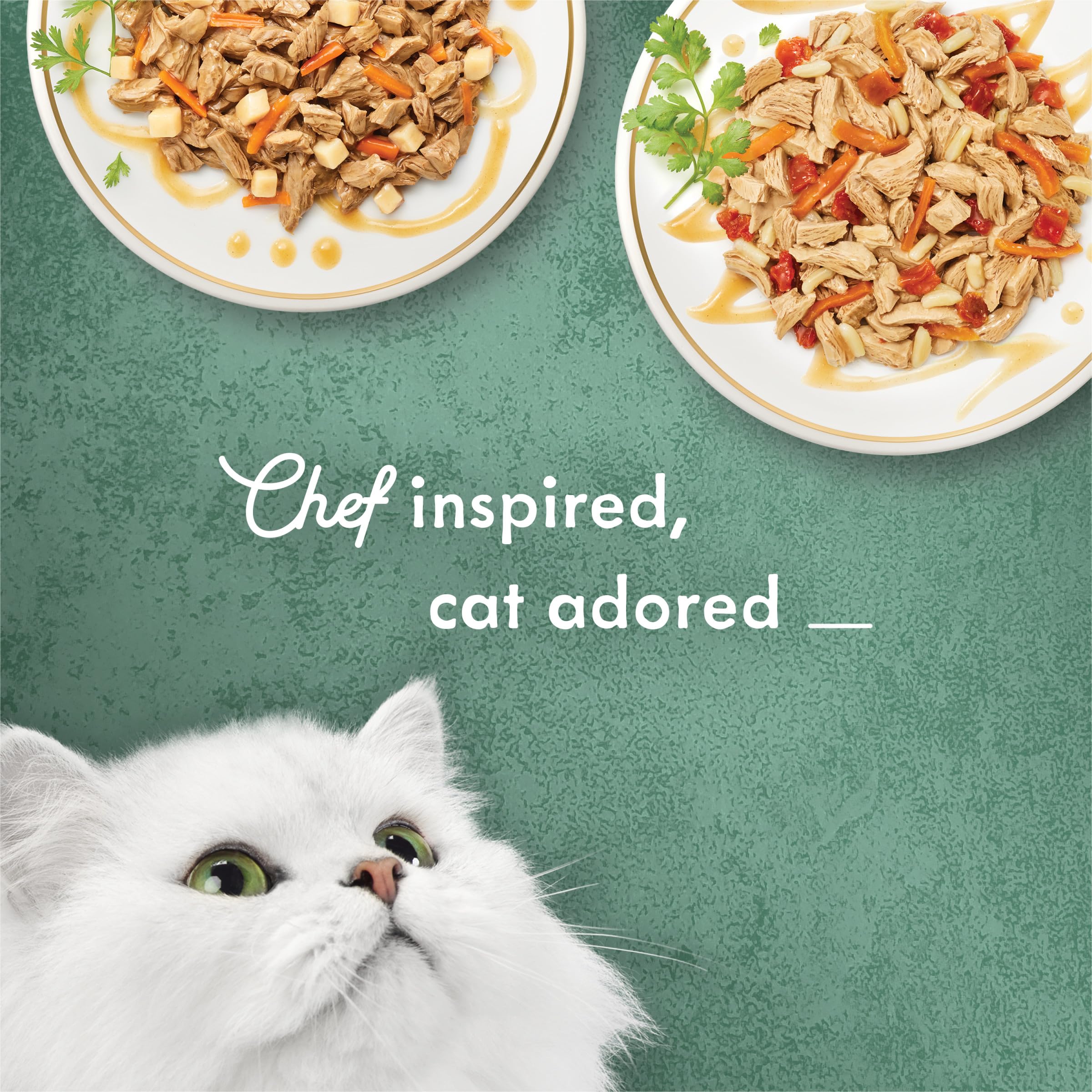 Fancy Feast comparaison de taille avec un objet pour visualiser dimensions réelles