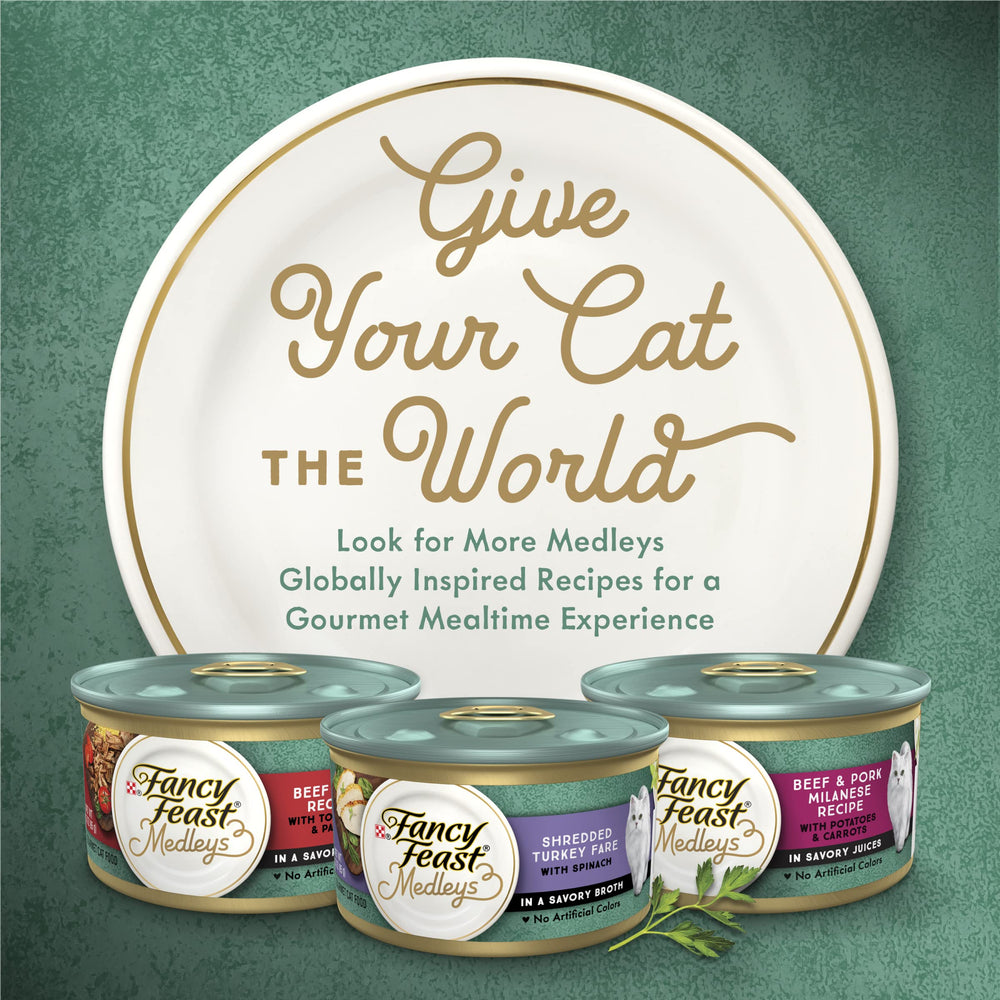 Fancy Feast étiquette nutritionnelle lisible pour information complète