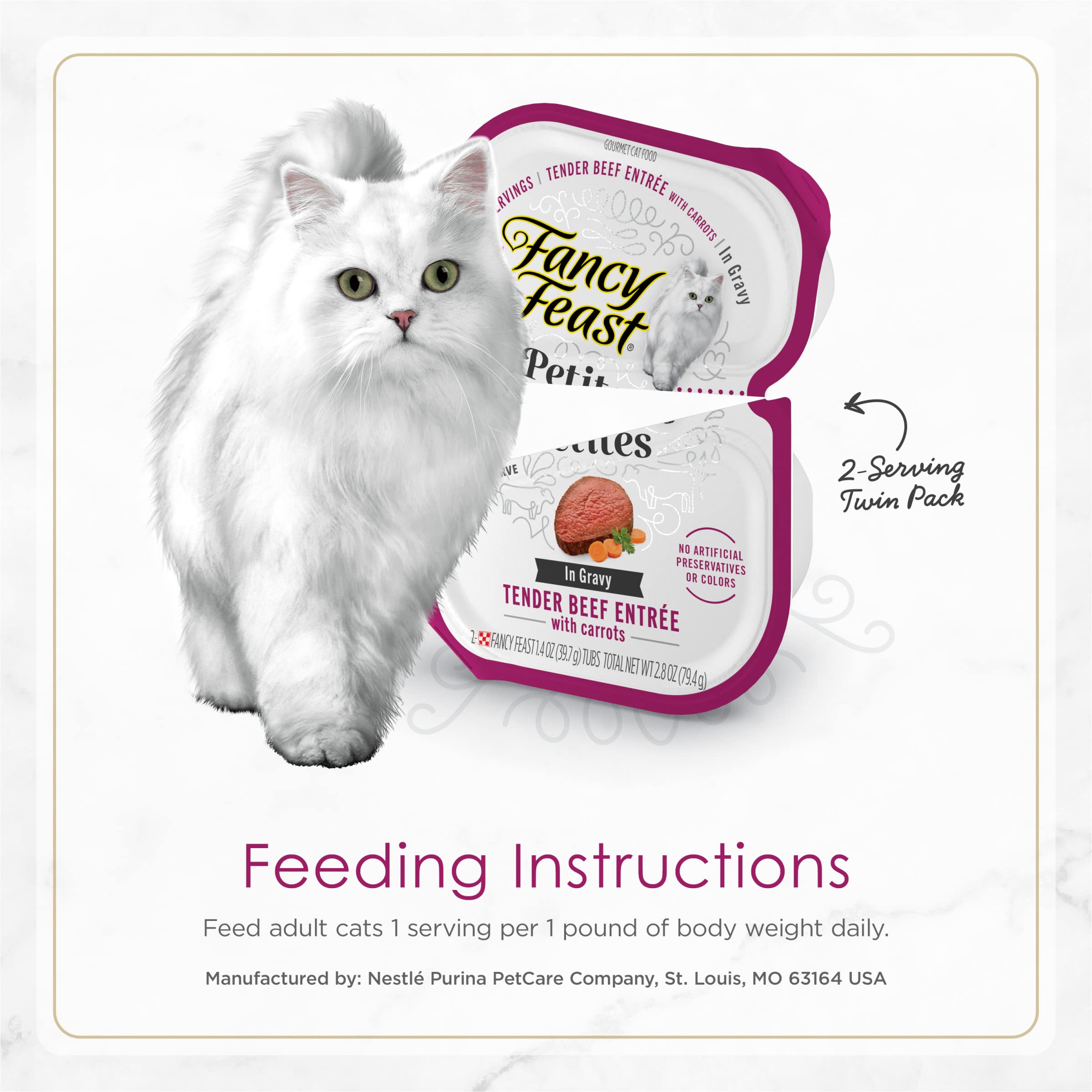 Fancy Feast mise en scène cuisine valorisant repas élégant et pratique